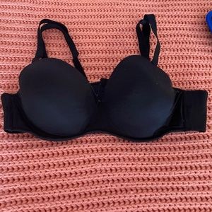 Black Convertible Plus-Size 40B Bra